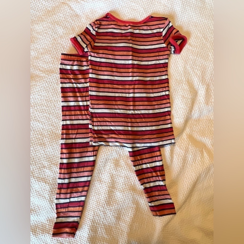 Striped Kickee Pants Pajama Set - Picture 3 of 3